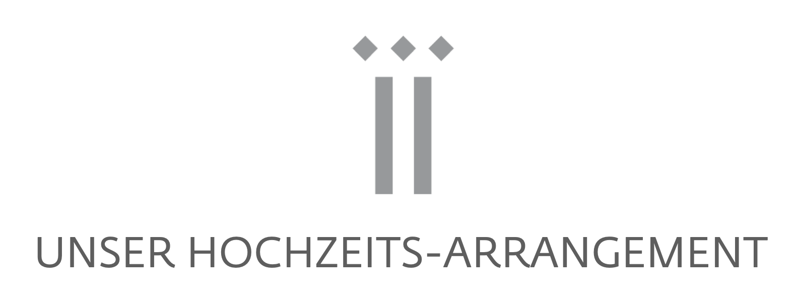 Hochzeits-Arrangement