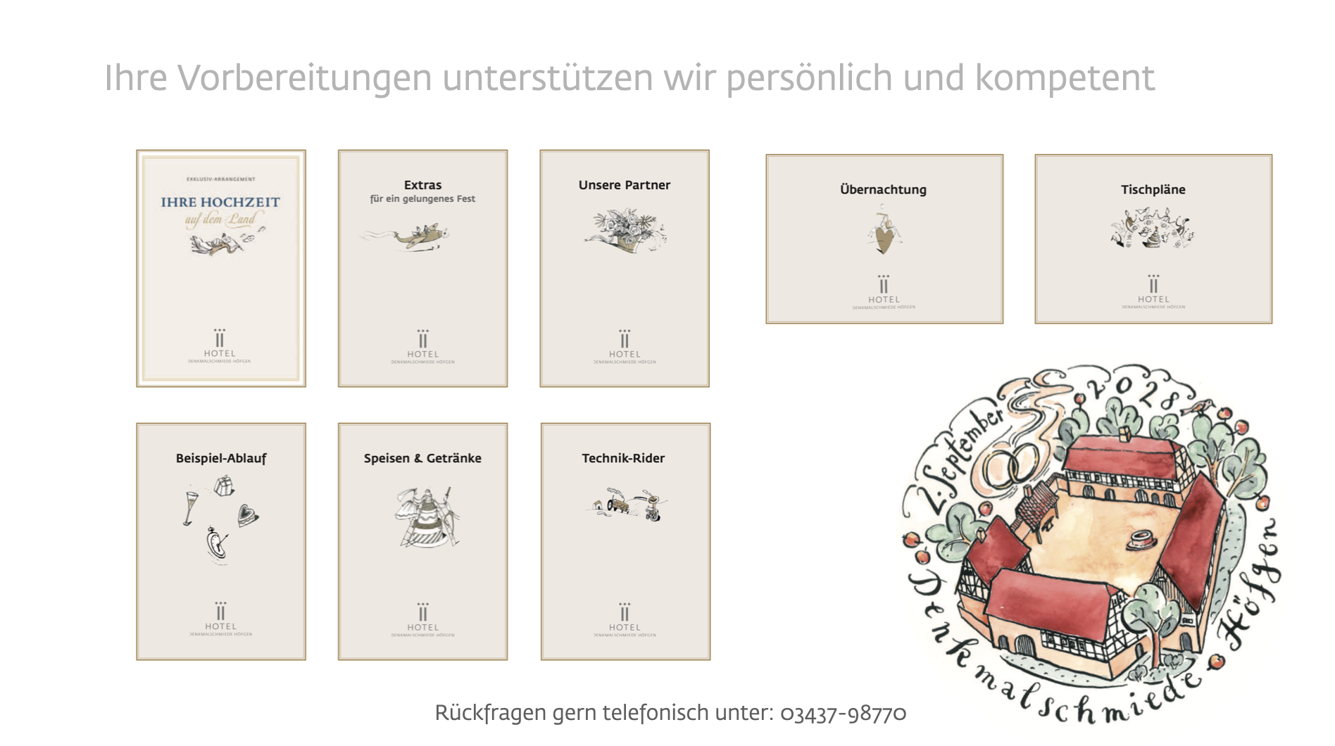 Vorbereitungsmaterial