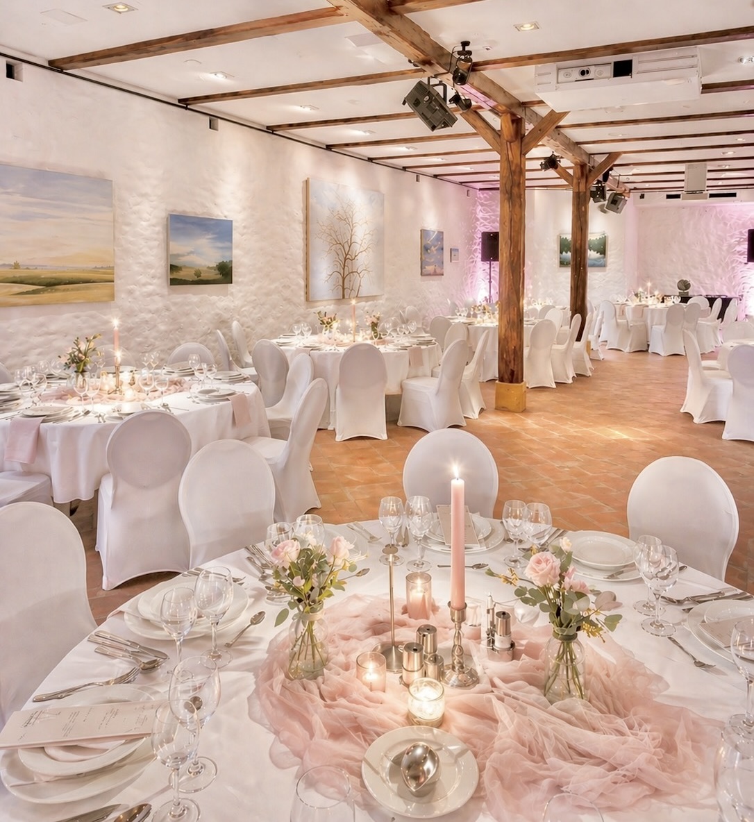 Bankett- und Festsaal in der Studiogalerie Denkmalschmiede Höfgen